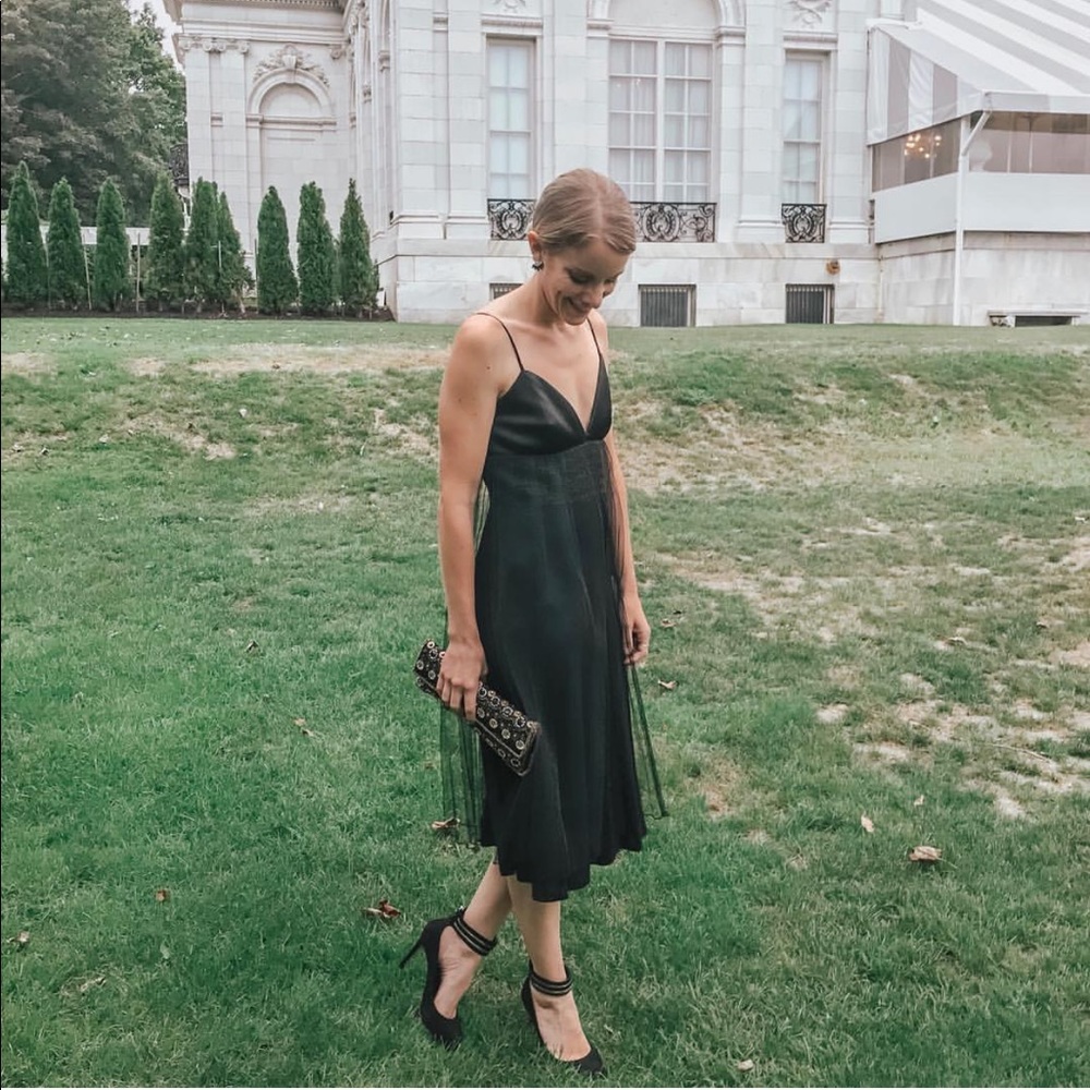 St John Couture Knot Cocktail Dress